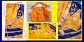 Royal blue and Yellow Lehanga